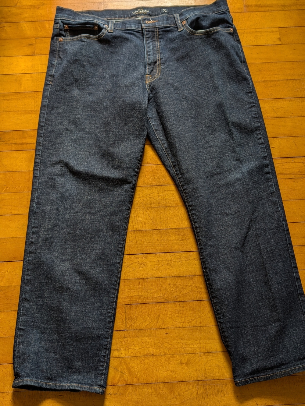 Lucky Brand 363 Dark Indigo 38x30 Straight Jeans